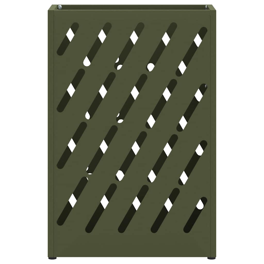 Paraplu Standaard Olijfgroen 28 x 12 x 41 cm Staal is nu te koop bij PeponiXL, paradijselijk wonen!