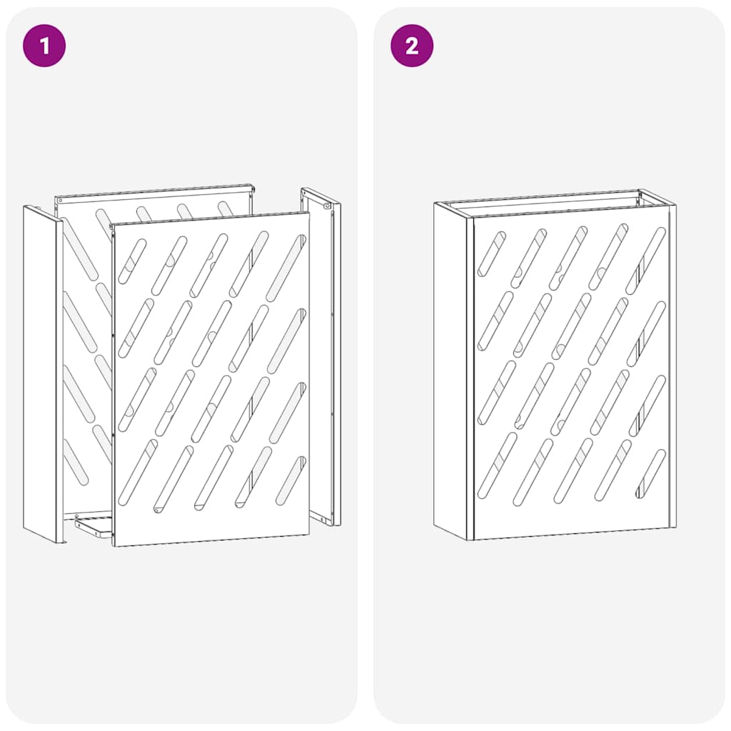 Paraplu Standaard Wit 28 x 12 x 41 cm Staal is nu te koop bij PeponiXL, paradijselijk wonen!