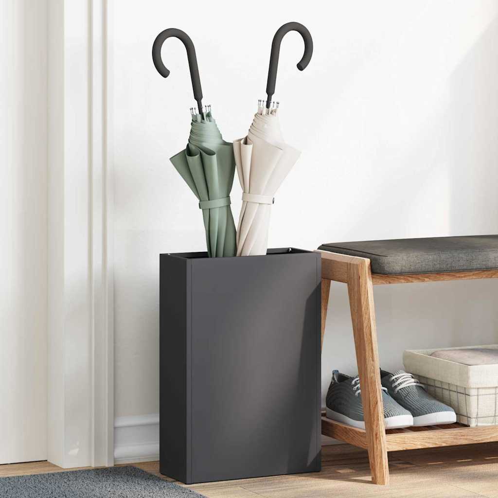 Paraplu Standaard Zwart 28 x 12 x 41 cm Staal is nu te koop bij PeponiXL, paradijselijk wonen!