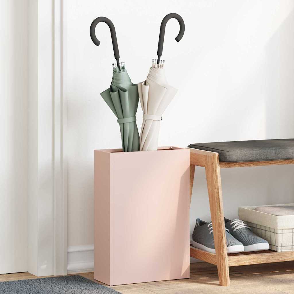 Regen paraplu standaard Roze 28 x 12 x 41 cm Staal is nu te koop bij PeponiXL, paradijselijk wonen!