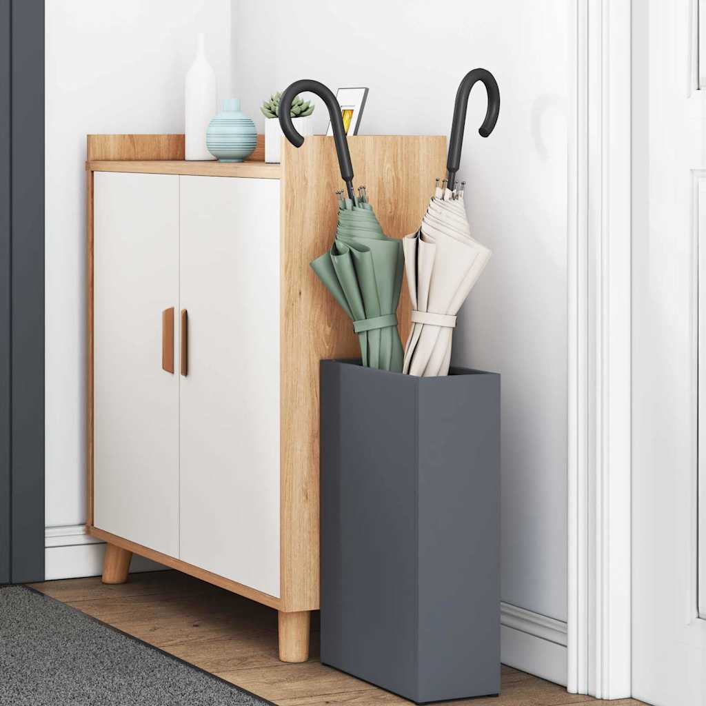 Paraplu Standaard Antraciet 28 x 12 x 41 cm Staal is nu te koop bij PeponiXL, paradijselijk wonen!