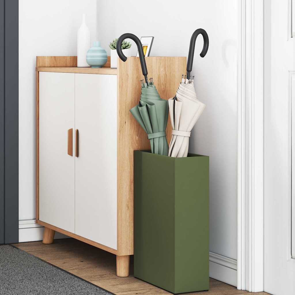 Paraplu Standaard Olijfgroen 28 x 12 x 41 cm Staal is nu te koop bij PeponiXL, paradijselijk wonen!