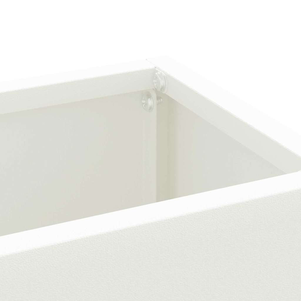 Paraplu Standaard Wit 28 x 12 x 41 cm Staal is nu te koop bij PeponiXL, paradijselijk wonen!