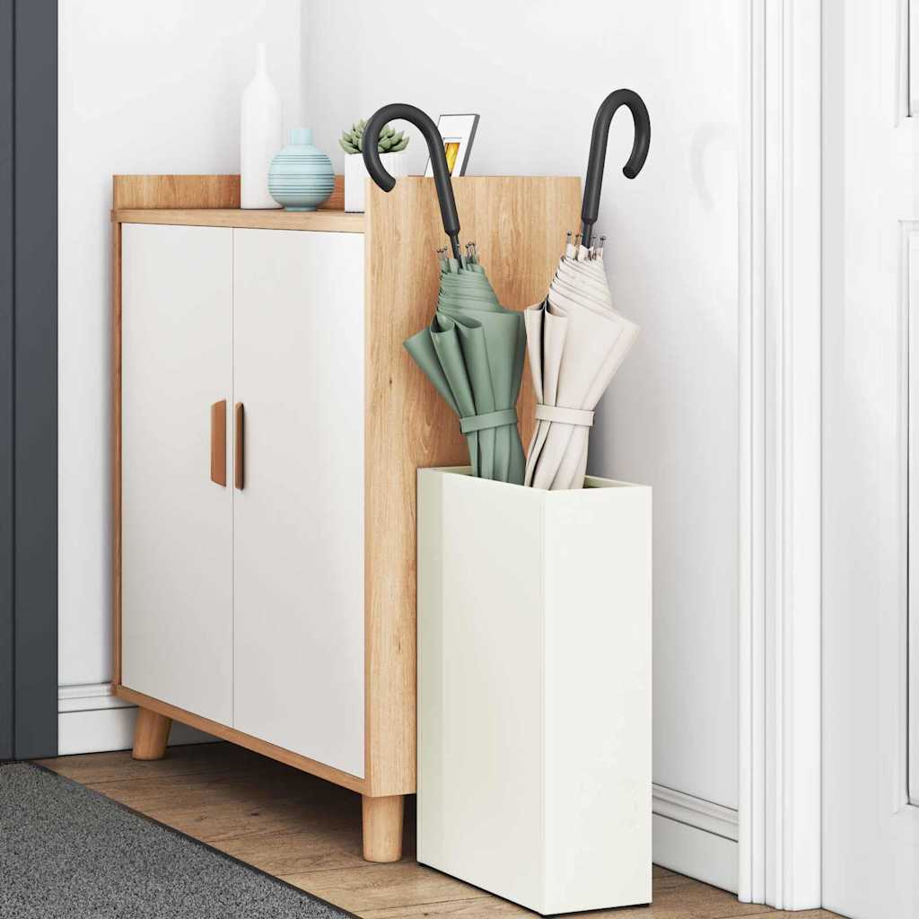 Paraplu Standaard Wit 28 x 12 x 41 cm Staal is nu te koop bij PeponiXL, paradijselijk wonen!