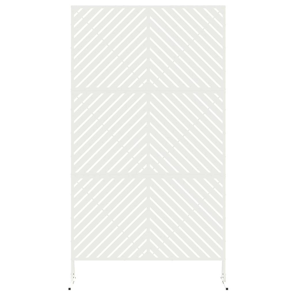 Privacyscherm Wit 100 x 50 x 180 cm Staal is nu te koop bij PeponiXL, paradijselijk wonen!