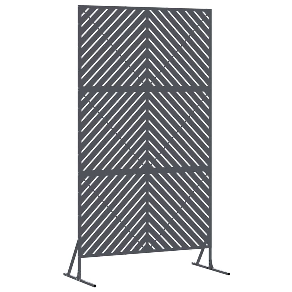 Privacyscherm Antraciet 100 x 50 x 180 cm Staal is nu te koop bij PeponiXL, paradijselijk wonen!