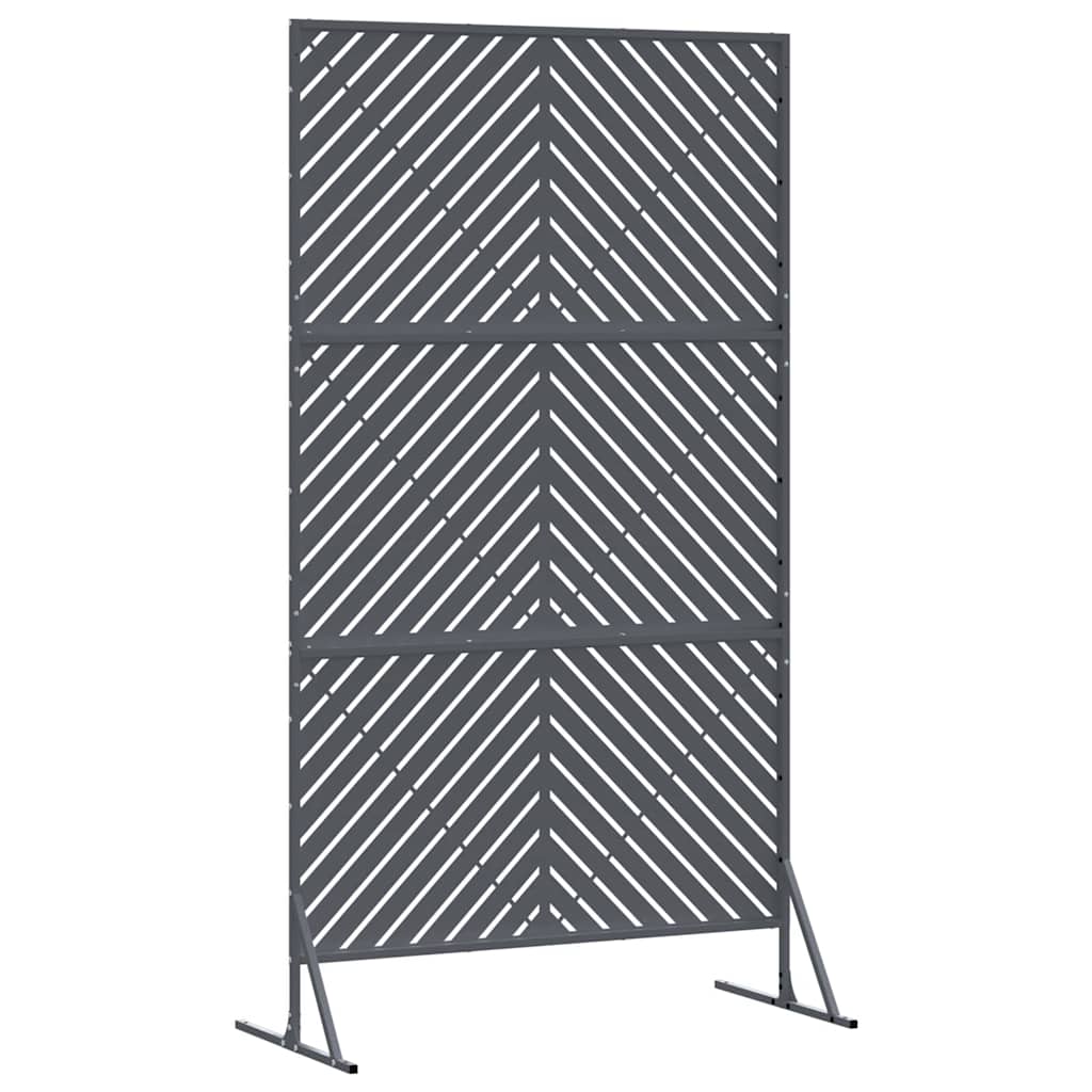 Privacyscherm Antraciet 100 x 50 x 180 cm Staal is nu te koop bij PeponiXL, paradijselijk wonen!