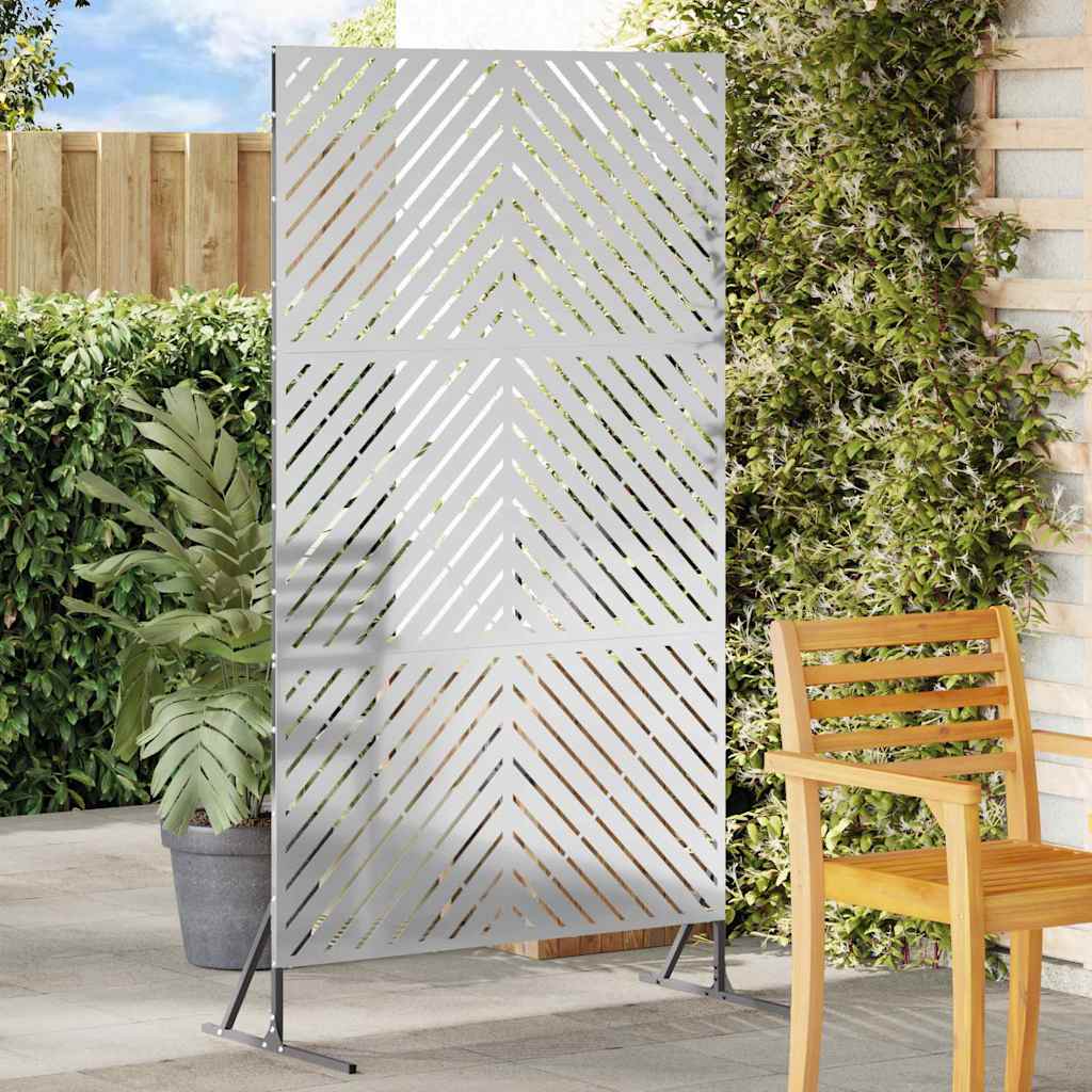 Privacyscherm Grijs 100 x 50 x 180 cm Staal is nu te koop bij PeponiXL, paradijselijk wonen!