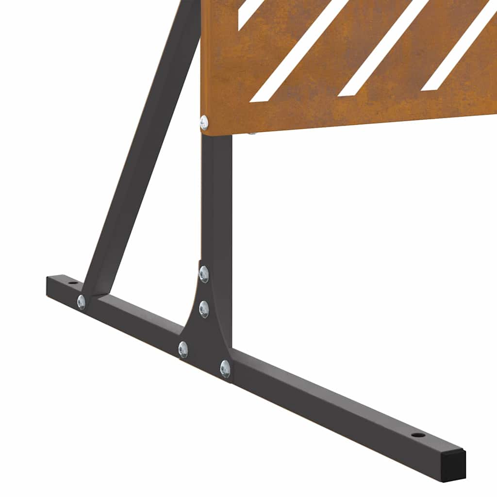 Privacyscherm Grijs 100 x 50 x 180 cm Staal is nu te koop bij PeponiXL, paradijselijk wonen!