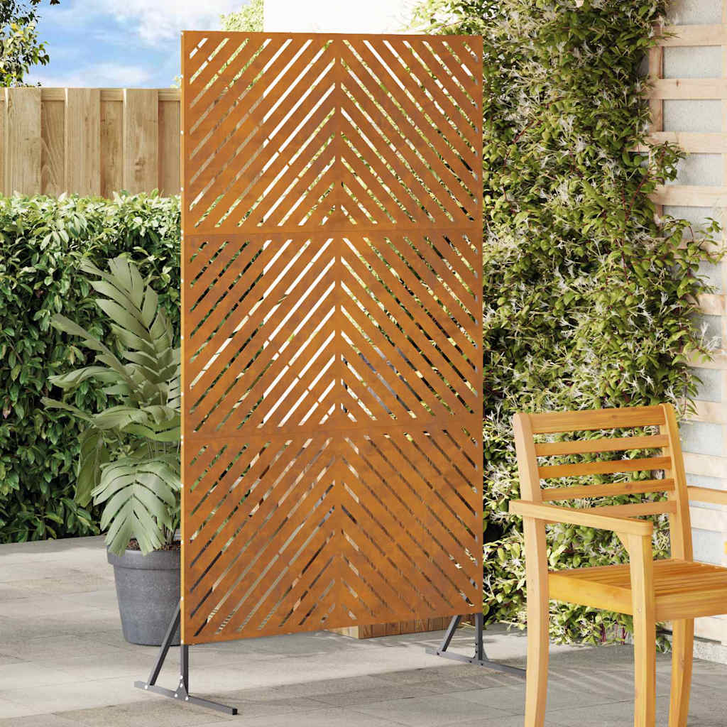 Privacyscherm Grijs 100 x 50 x 180 cm Staal is nu te koop bij PeponiXL, paradijselijk wonen!