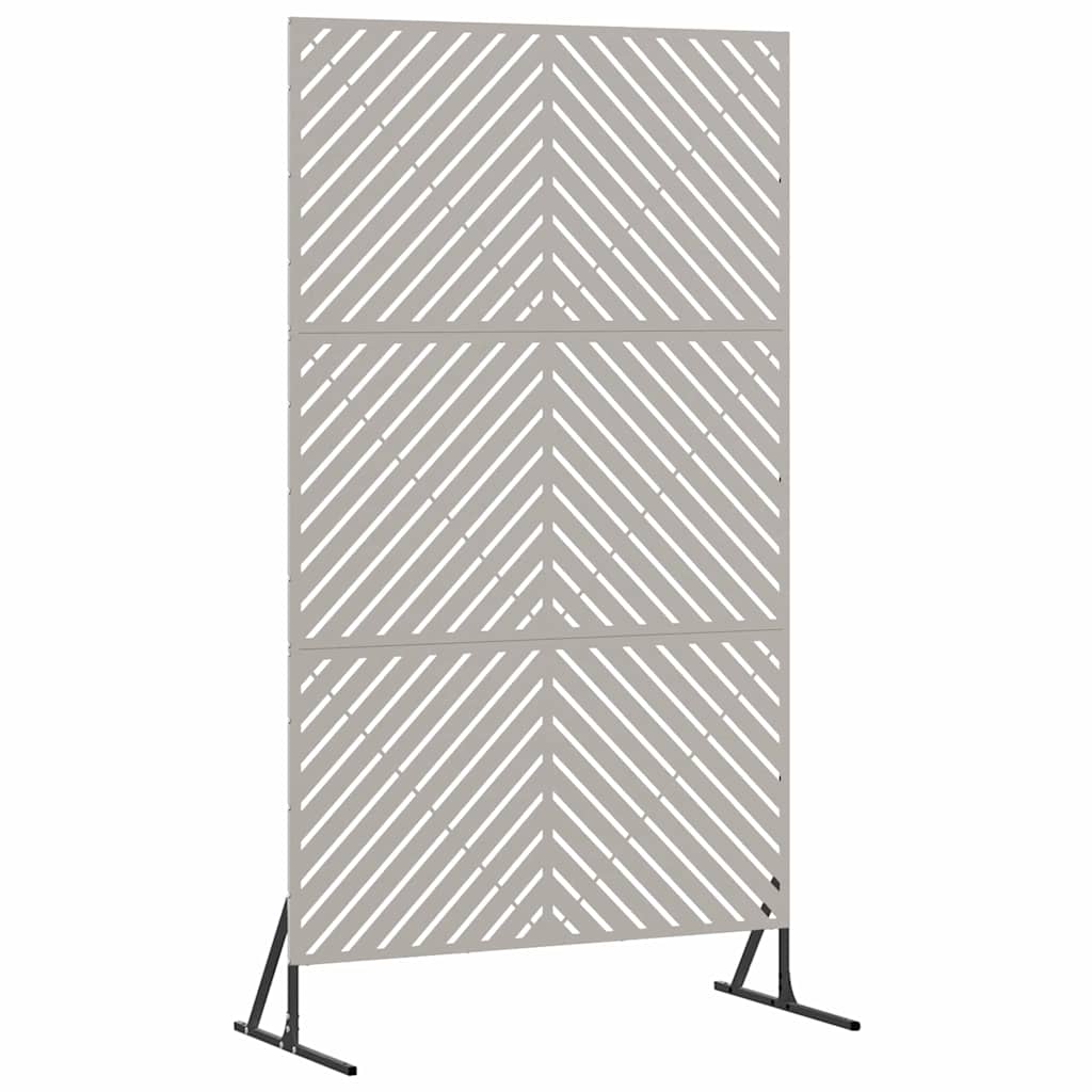 Privacyscherm Grijs 100 x 50 x 180 cm Staal is nu te koop bij PeponiXL, paradijselijk wonen!