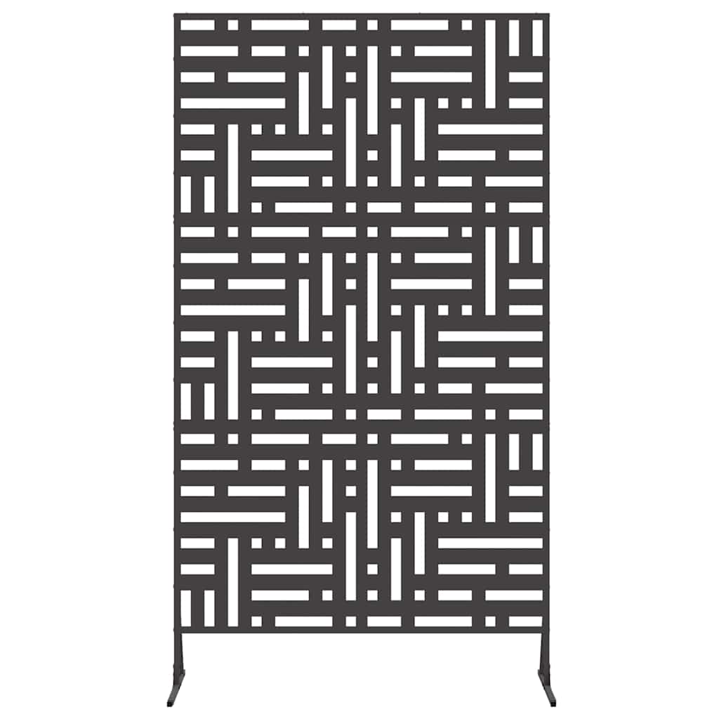 Privacyscherm Zwart 100 x 50 x 180 cm Staal is nu te koop bij PeponiXL, paradijselijk wonen!