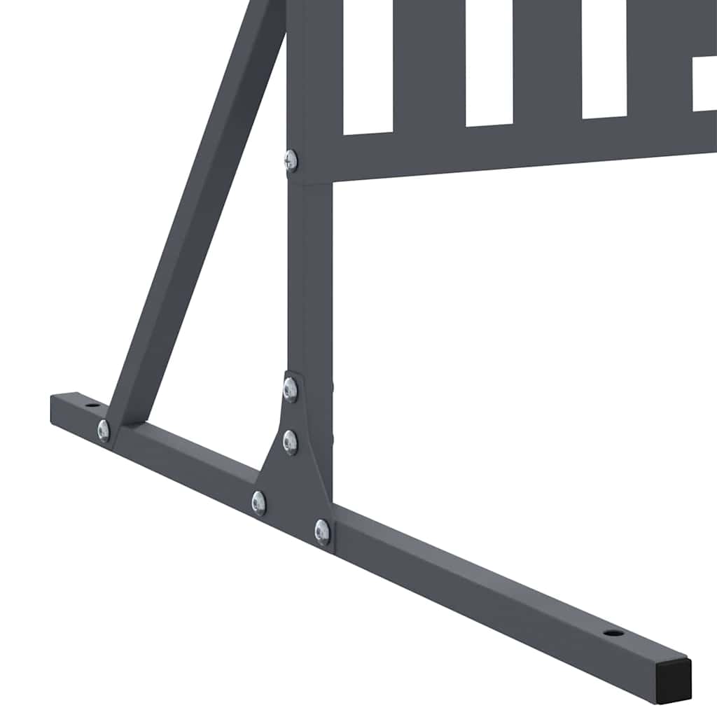 Privacyscherm Antraciet 100 x 50 x 180 cm Staal is nu te koop bij PeponiXL, paradijselijk wonen!