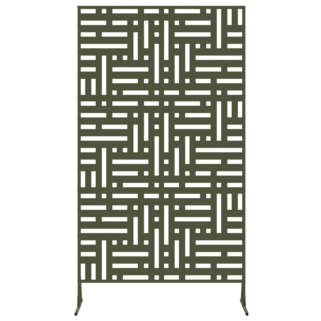 Privacyscherm Olijfgroen 100 x 50 x 180 cm Staal is nu te koop bij PeponiXL, paradijselijk wonen!