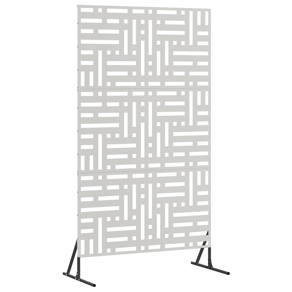 Privacyscherm Grijs 100 x 50 x 180 cm Staal is nu te koop bij PeponiXL, paradijselijk wonen!