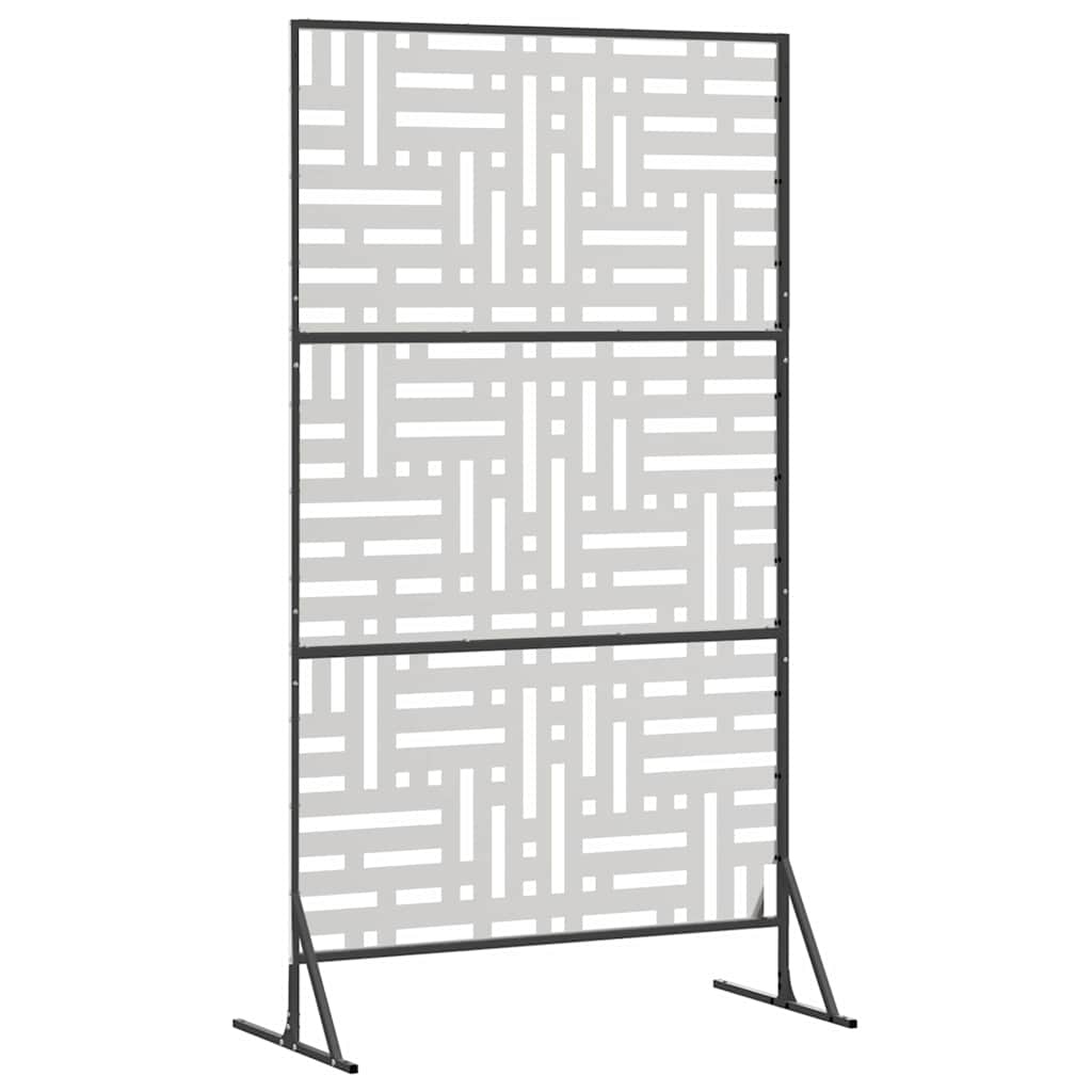 Privacyscherm Grijs 100 x 50 x 180 cm Staal is nu te koop bij PeponiXL, paradijselijk wonen!