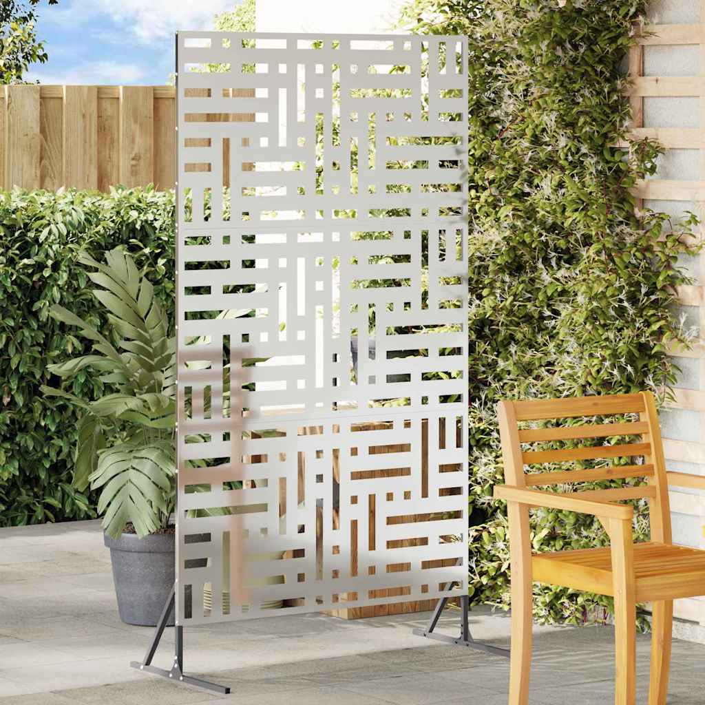 Privacyscherm Grijs 100 x 50 x 180 cm Staal is nu te koop bij PeponiXL, paradijselijk wonen!