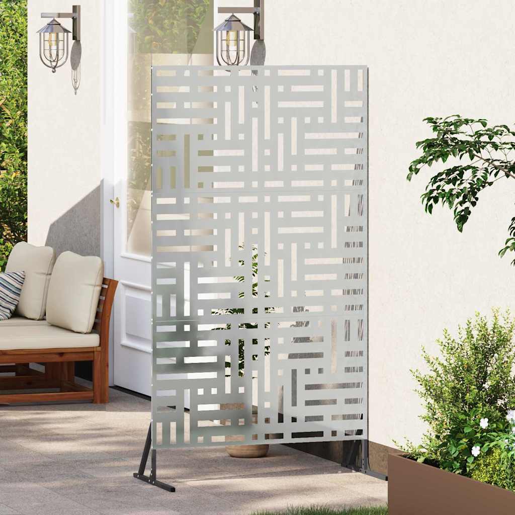 Privacyscherm Grijs 100 x 50 x 180 cm Staal is nu te koop bij PeponiXL, paradijselijk wonen!
