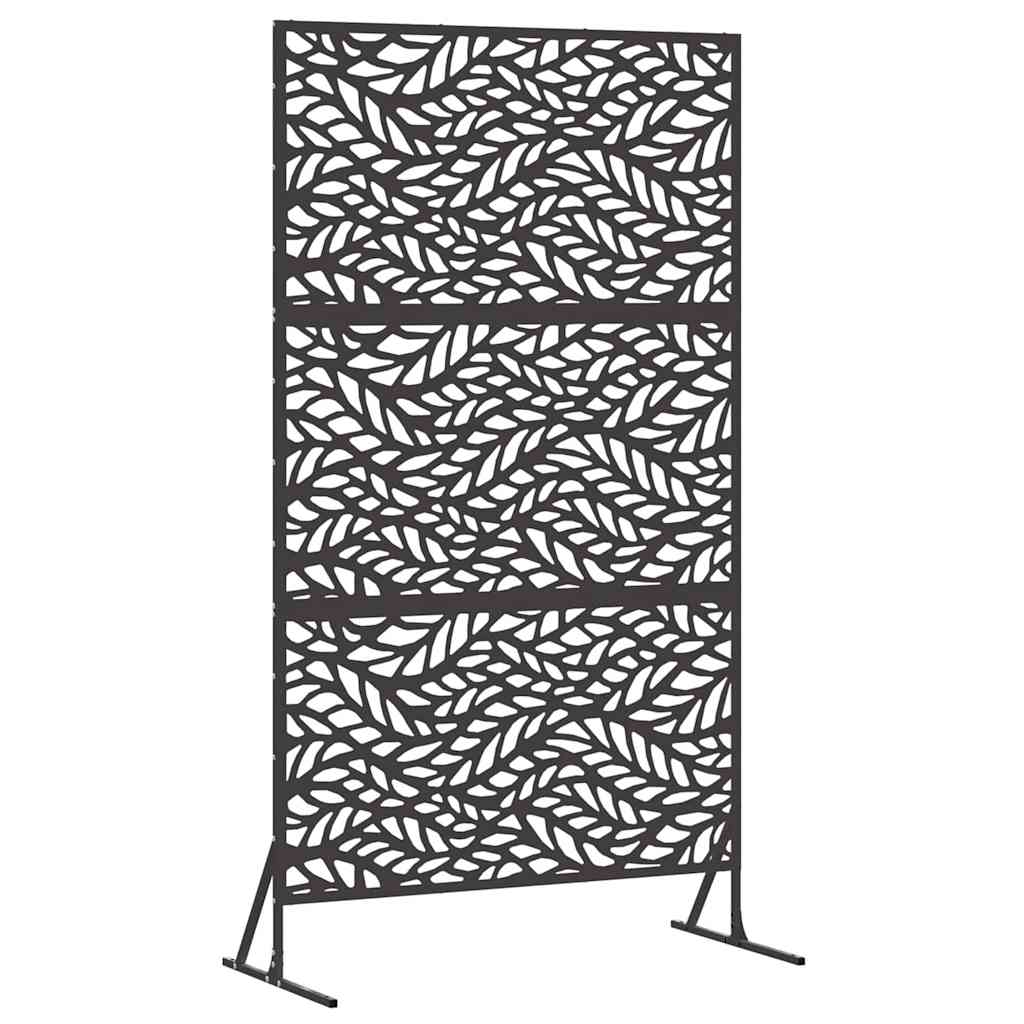 Privacyscherm Zwart 100 x 50 x 180 cm Staal is nu te koop bij PeponiXL, paradijselijk wonen!