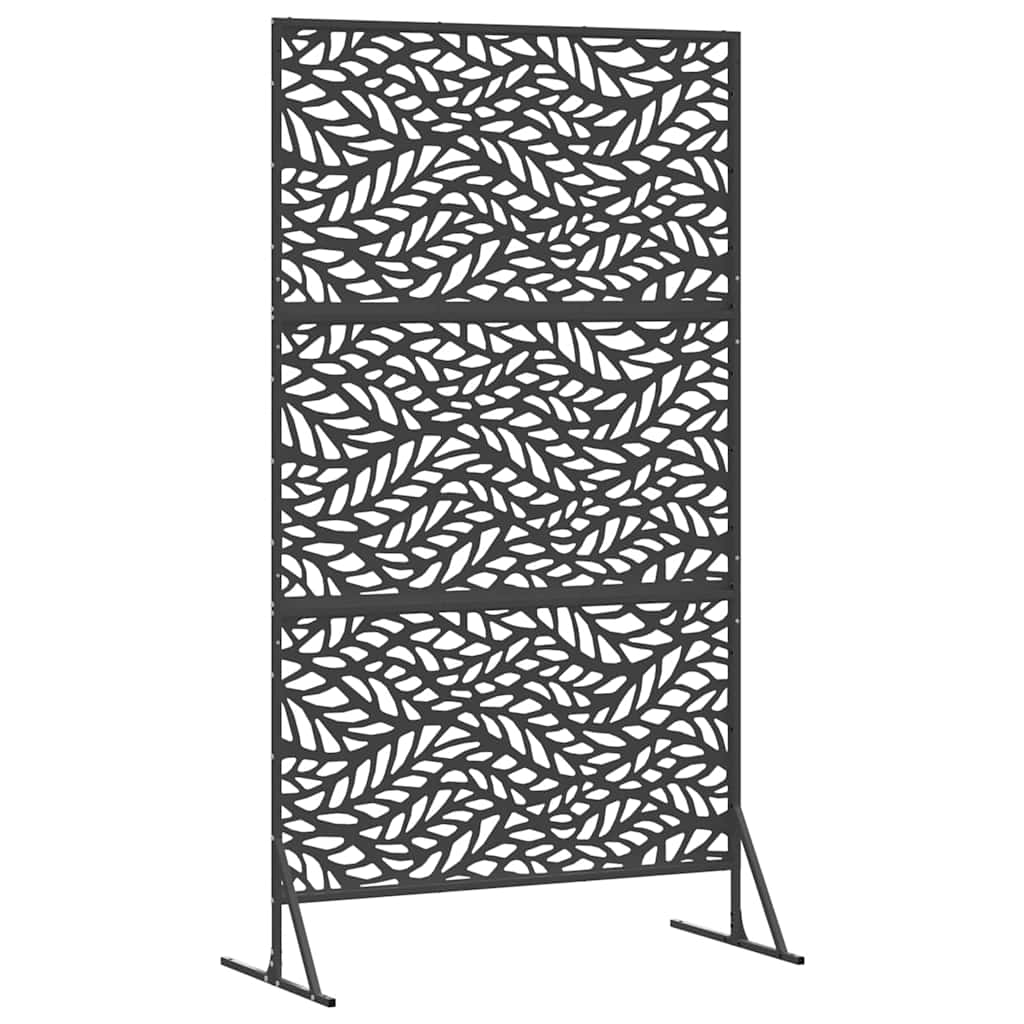 Privacyscherm Zwart 100 x 50 x 180 cm Staal is nu te koop bij PeponiXL, paradijselijk wonen!