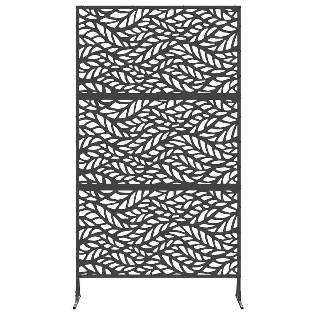 Privacyscherm Zwart 100 x 50 x 180 cm Staal is nu te koop bij PeponiXL, paradijselijk wonen!