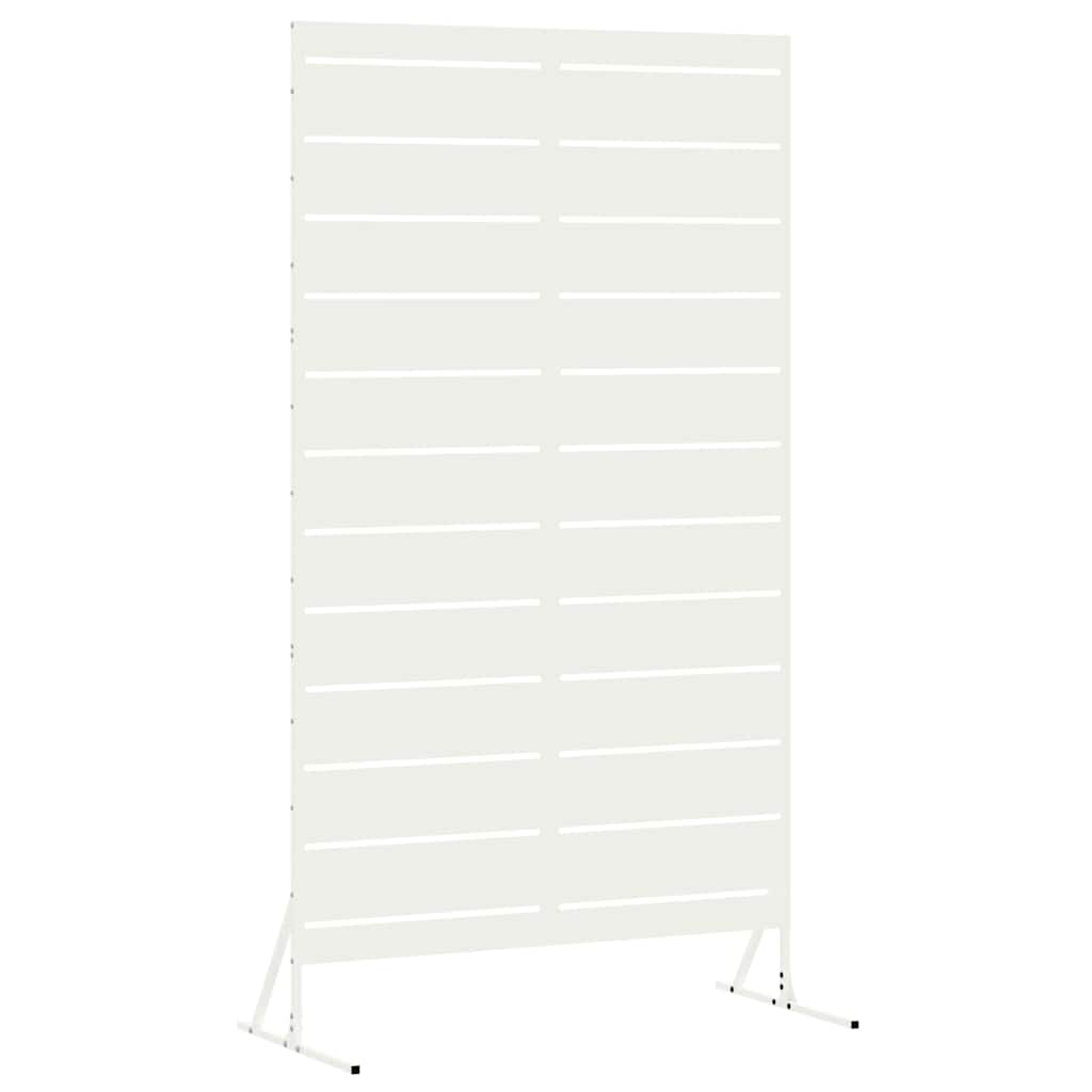 Privacyscherm Wit 100 x 50 x 180 cm Staal is nu te koop bij PeponiXL, paradijselijk wonen!
