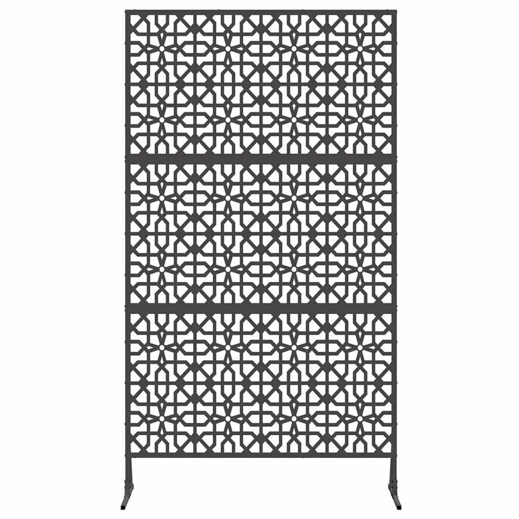 Privacyscherm Zwart 100 x 50 x 180 cm Staal is nu te koop bij PeponiXL, paradijselijk wonen!