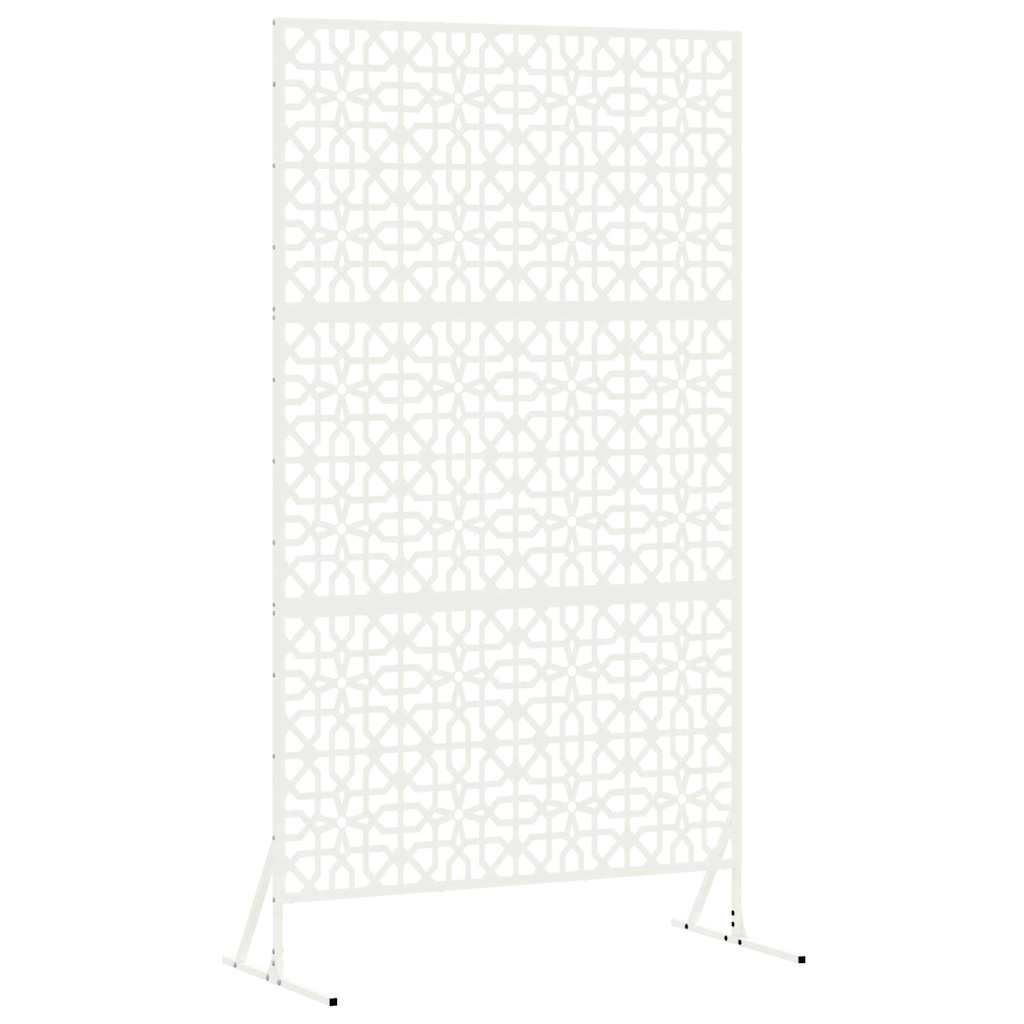 Privacyscherm Wit 100 x 50 x 180 cm Staal is nu te koop bij PeponiXL, paradijselijk wonen!
