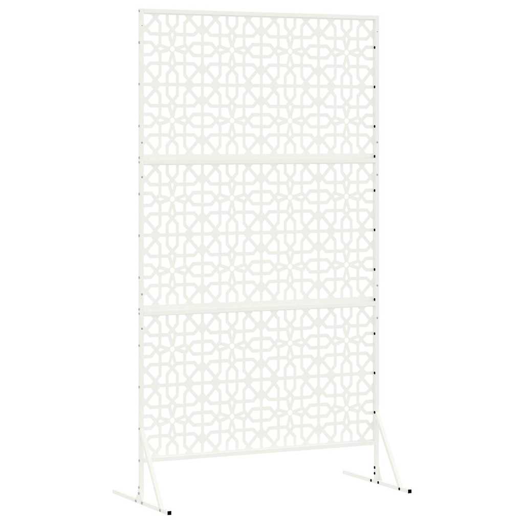 Privacyscherm Wit 100 x 50 x 180 cm Staal is nu te koop bij PeponiXL, paradijselijk wonen!