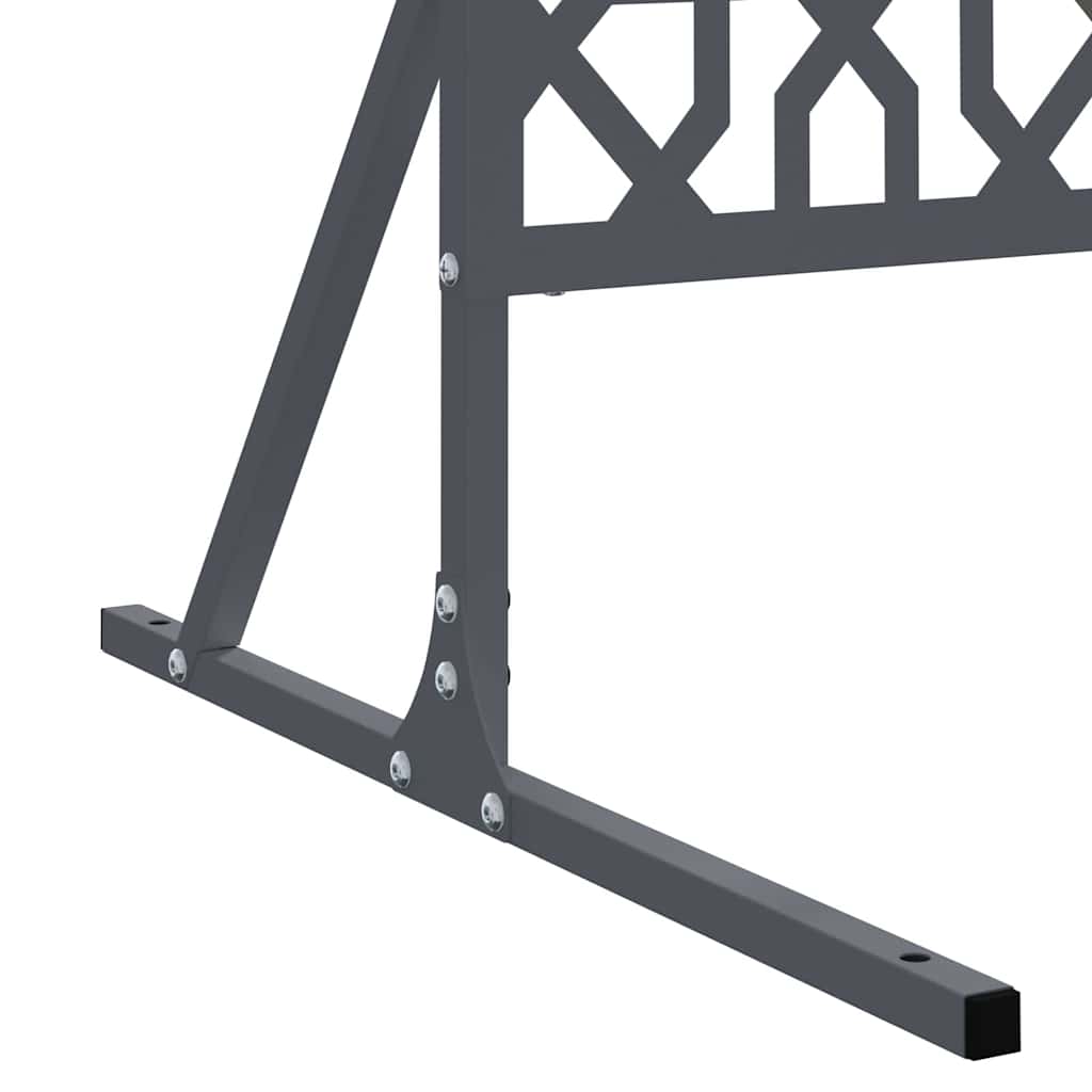 Privacyscherm Antraciet 100 x 50 x 180 cm Staal is nu te koop bij PeponiXL, paradijselijk wonen!