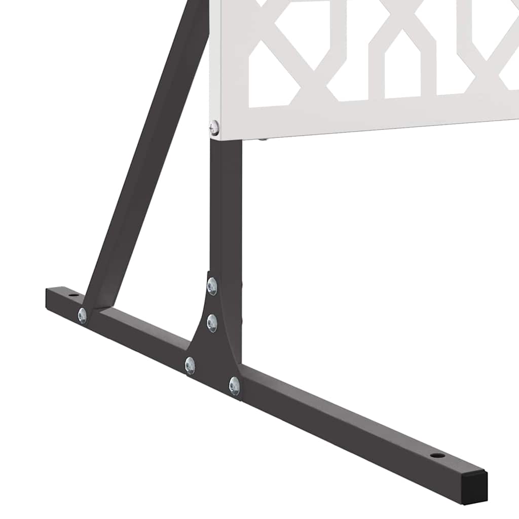 Privacyscherm Grijs 100 x 50 x 180 cm Staal is nu te koop bij PeponiXL, paradijselijk wonen!