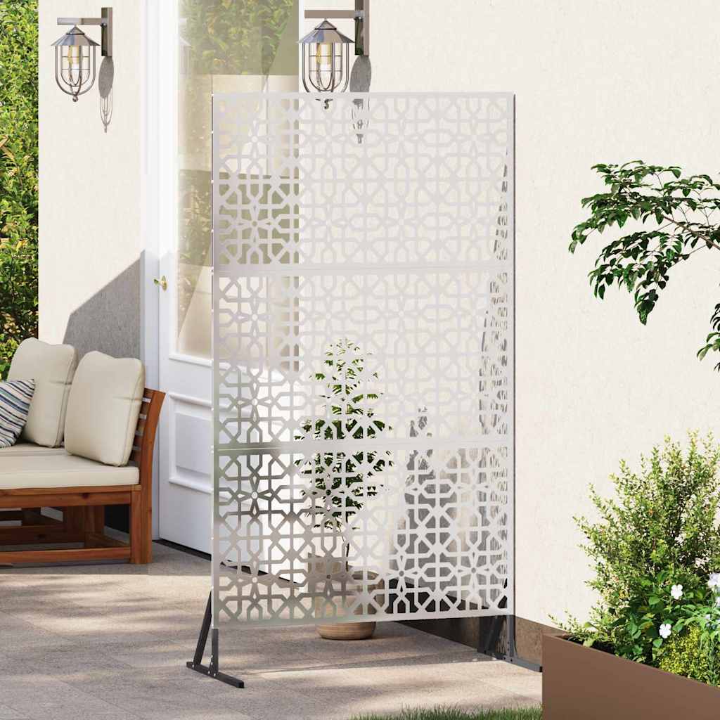 Privacyscherm Grijs 100 x 50 x 180 cm Staal is nu te koop bij PeponiXL, paradijselijk wonen!