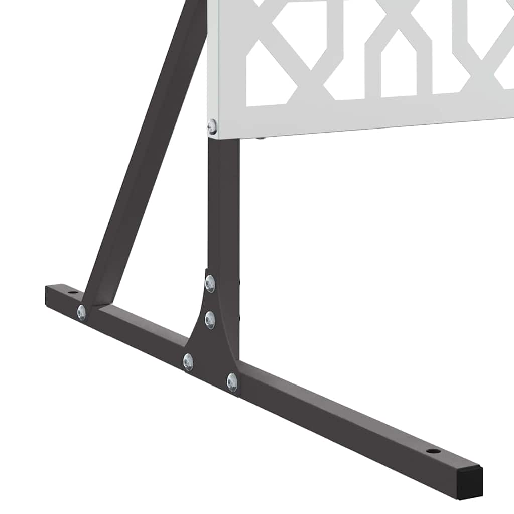 Privacyscherm Grijs 100 x 50 x 180 cm Staal is nu te koop bij PeponiXL, paradijselijk wonen!