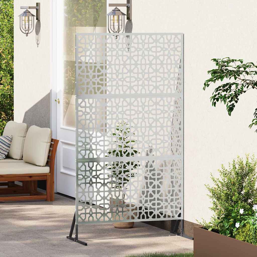 Privacyscherm Grijs 100 x 50 x 180 cm Staal is nu te koop bij PeponiXL, paradijselijk wonen!