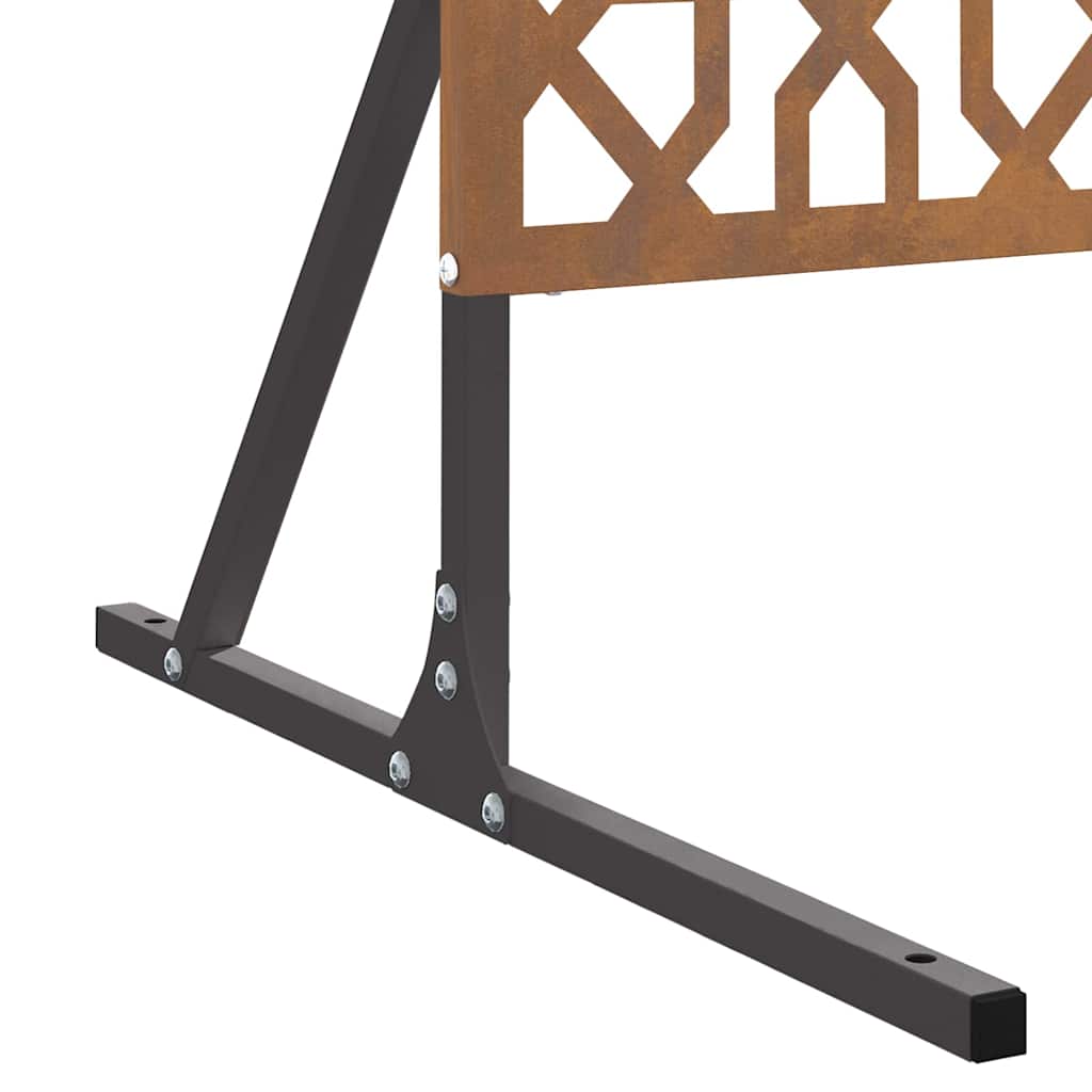 Privacyscherm Grijs 100 x 50 x 180 cm Staal is nu te koop bij PeponiXL, paradijselijk wonen!