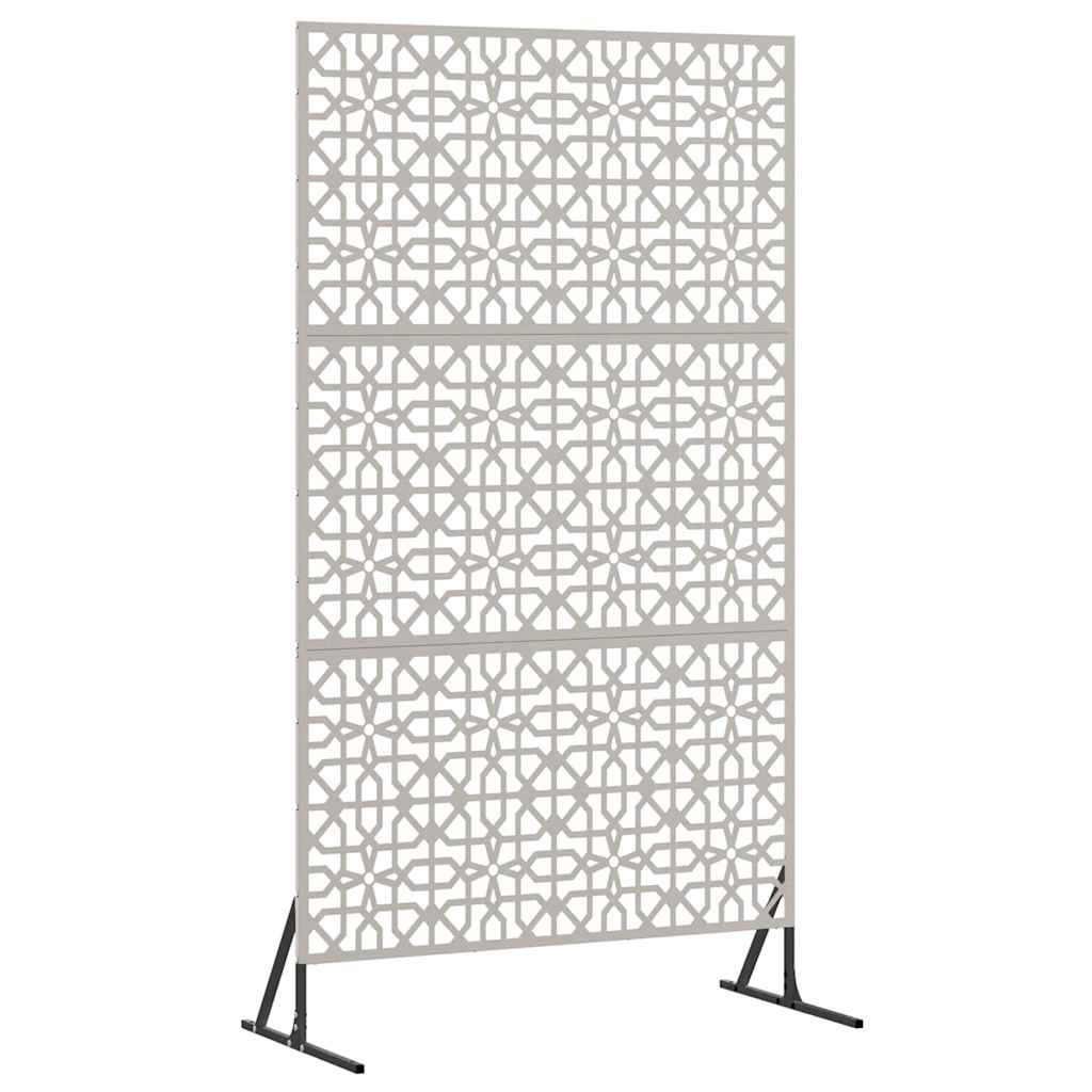 Privacyscherm Grijs 100 x 50 x 180 cm Staal is nu te koop bij PeponiXL, paradijselijk wonen!