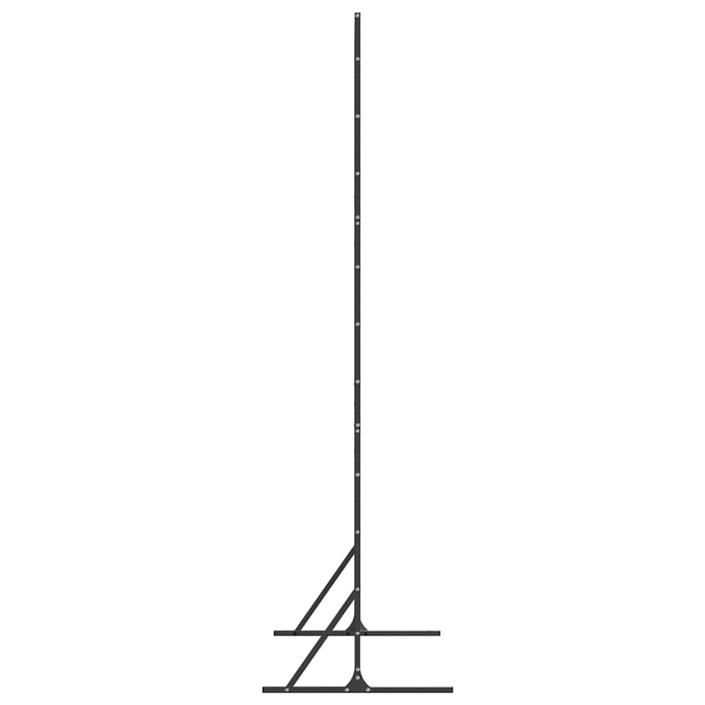 Privacyscherm Zwart 100 x 50 x 180 cm Staal is nu te koop bij PeponiXL, paradijselijk wonen!