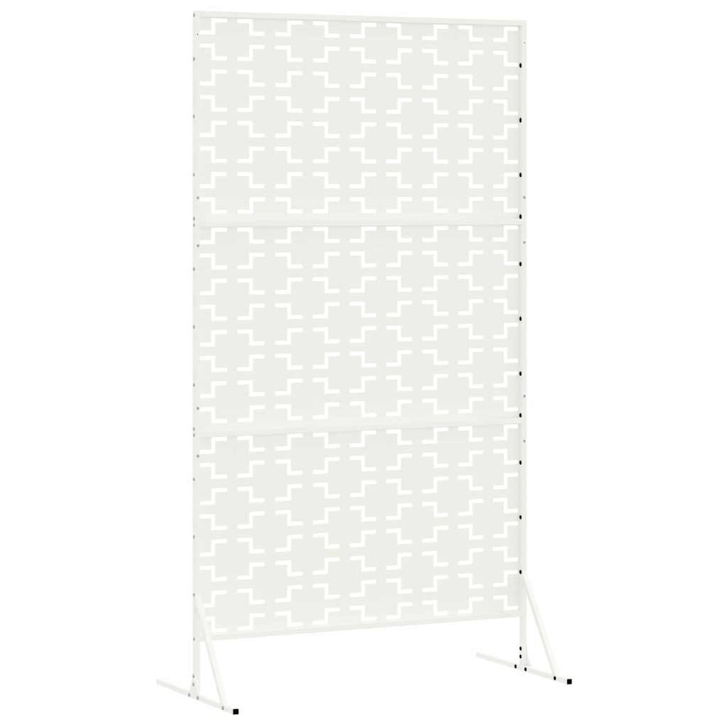 Privacyscherm Wit 100 x 50 x 180 cm Staal is nu te koop bij PeponiXL, paradijselijk wonen!