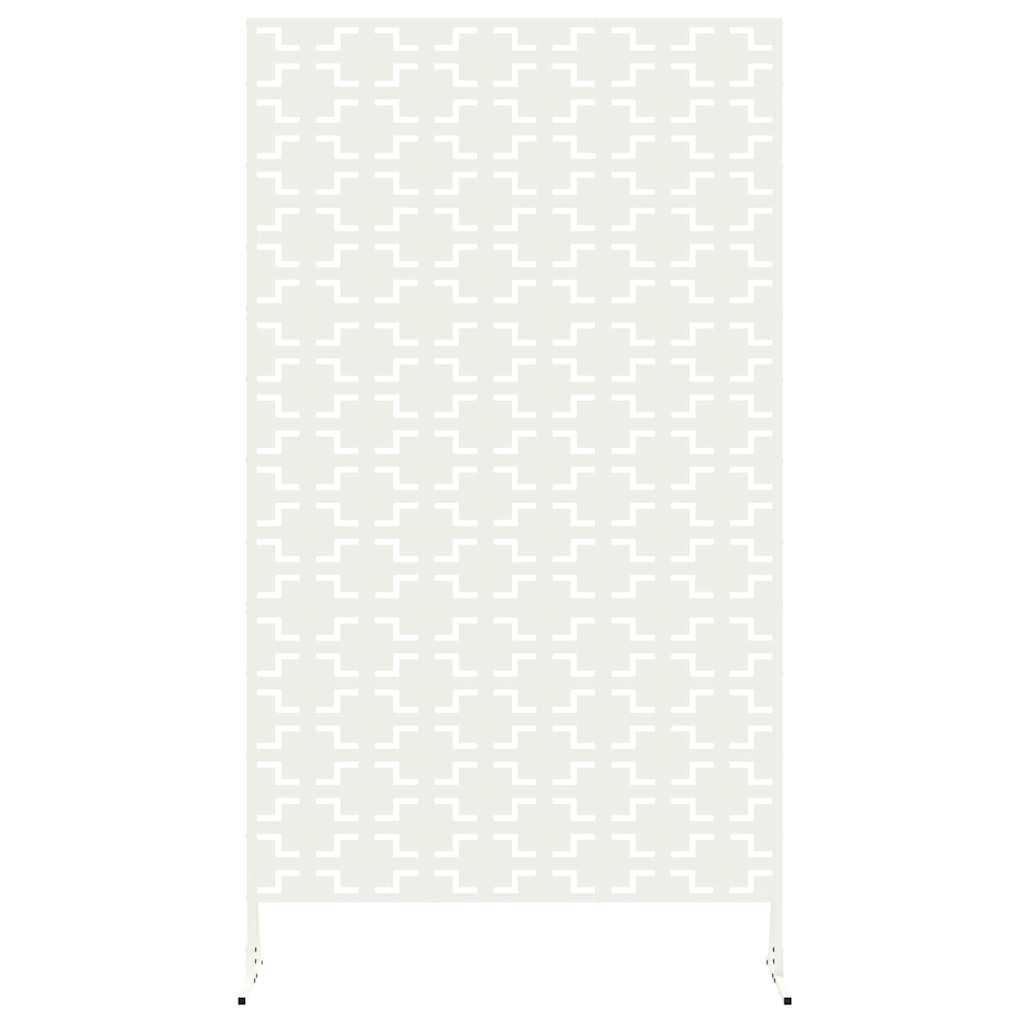Privacyscherm Wit 100 x 50 x 180 cm Staal is nu te koop bij PeponiXL, paradijselijk wonen!