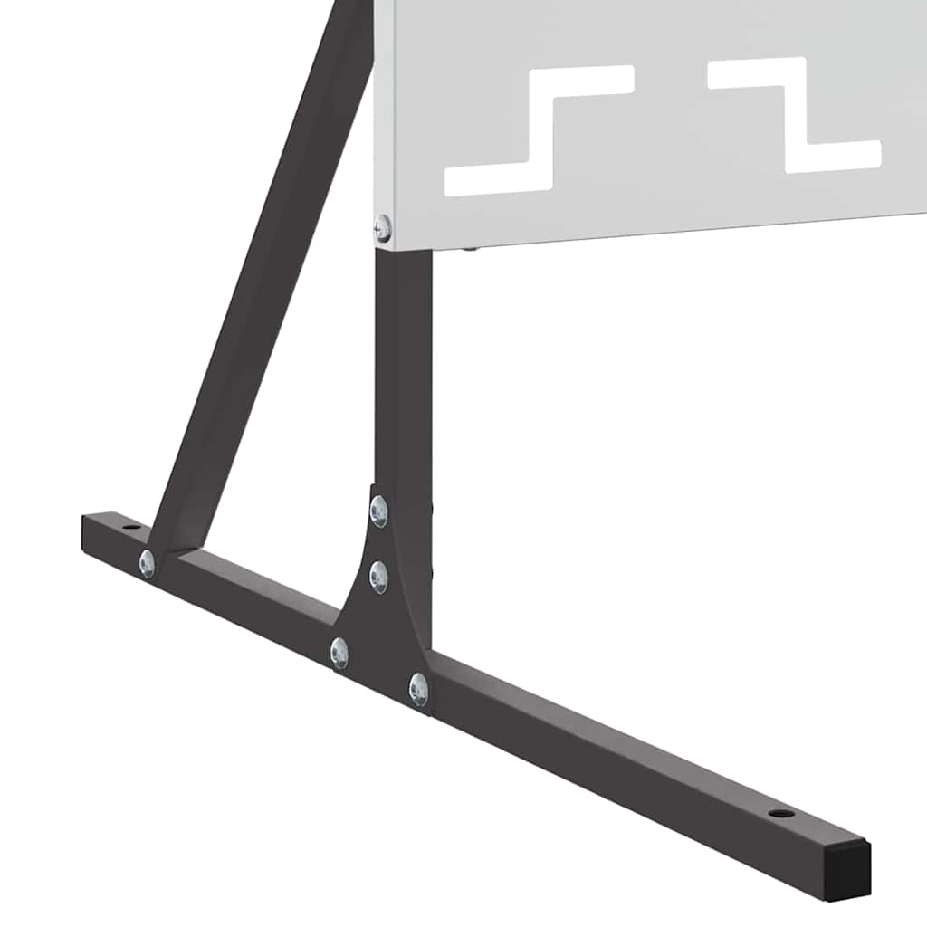 Privacyscherm Grijs 100 x 50 x 180 cm Staal is nu te koop bij PeponiXL, paradijselijk wonen!