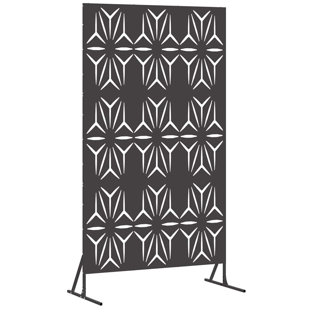 Privacyscherm Zwart 100 x 50 x 180 cm Staal is nu te koop bij PeponiXL, paradijselijk wonen!