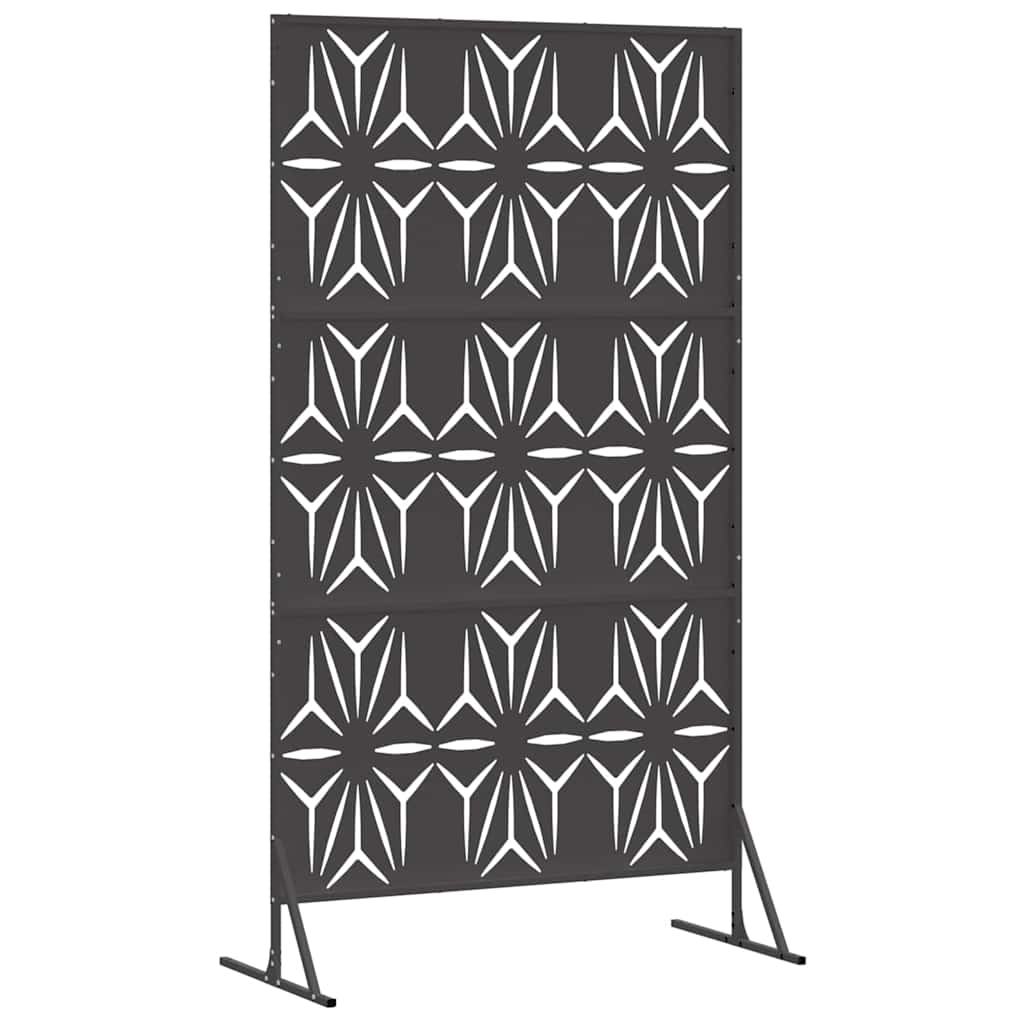 Privacyscherm Zwart 100 x 50 x 180 cm Staal is nu te koop bij PeponiXL, paradijselijk wonen!