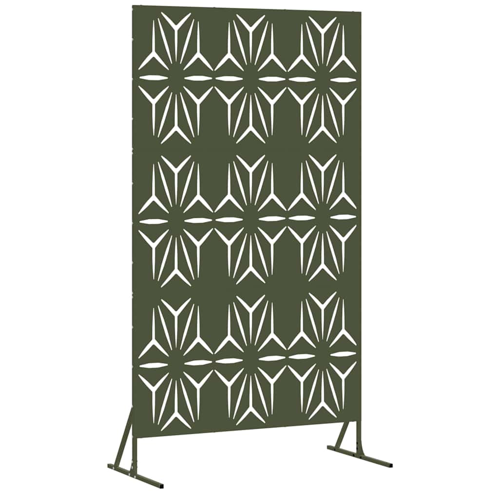 Privacyscherm Olijfgroen 100 x 50 x 180 cm Staal is nu te koop bij PeponiXL, paradijselijk wonen!