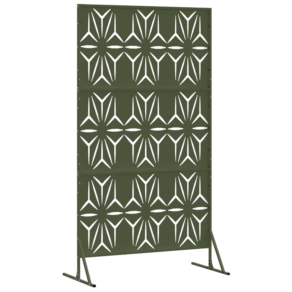 Privacyscherm Olijfgroen 100 x 50 x 180 cm Staal is nu te koop bij PeponiXL, paradijselijk wonen!