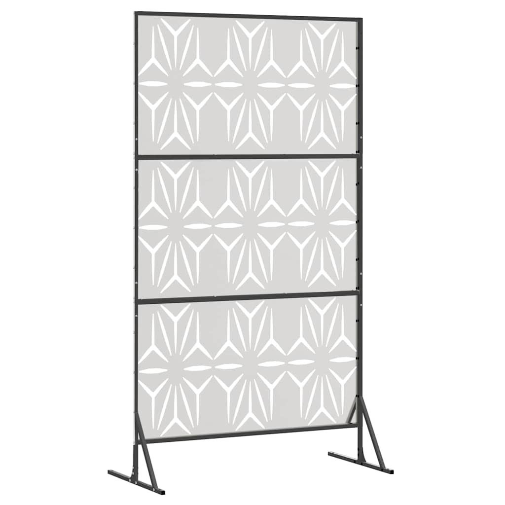 Privacyscherm Grijs 100 x 50 x 180 cm Staal is nu te koop bij PeponiXL, paradijselijk wonen!