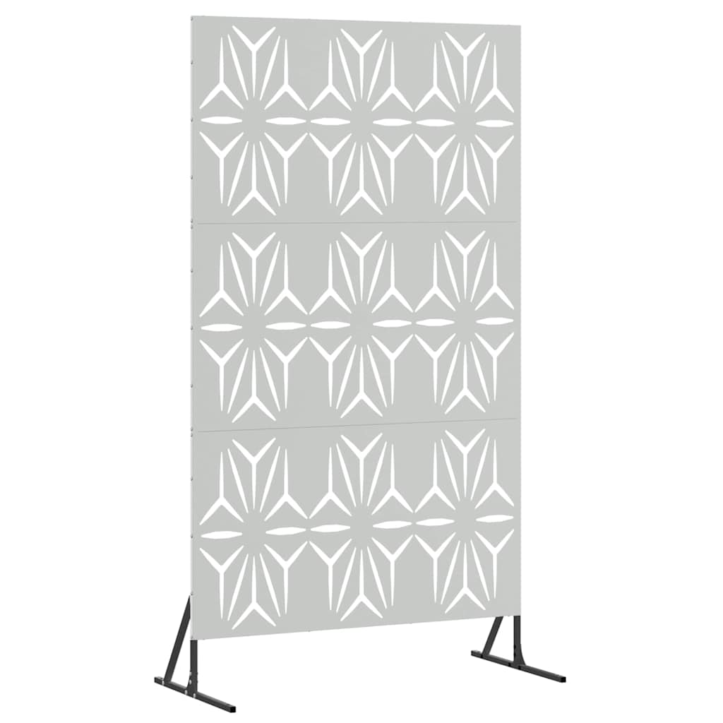 Privacyscherm Grijs 100 x 50 x 180 cm Staal is nu te koop bij PeponiXL, paradijselijk wonen!