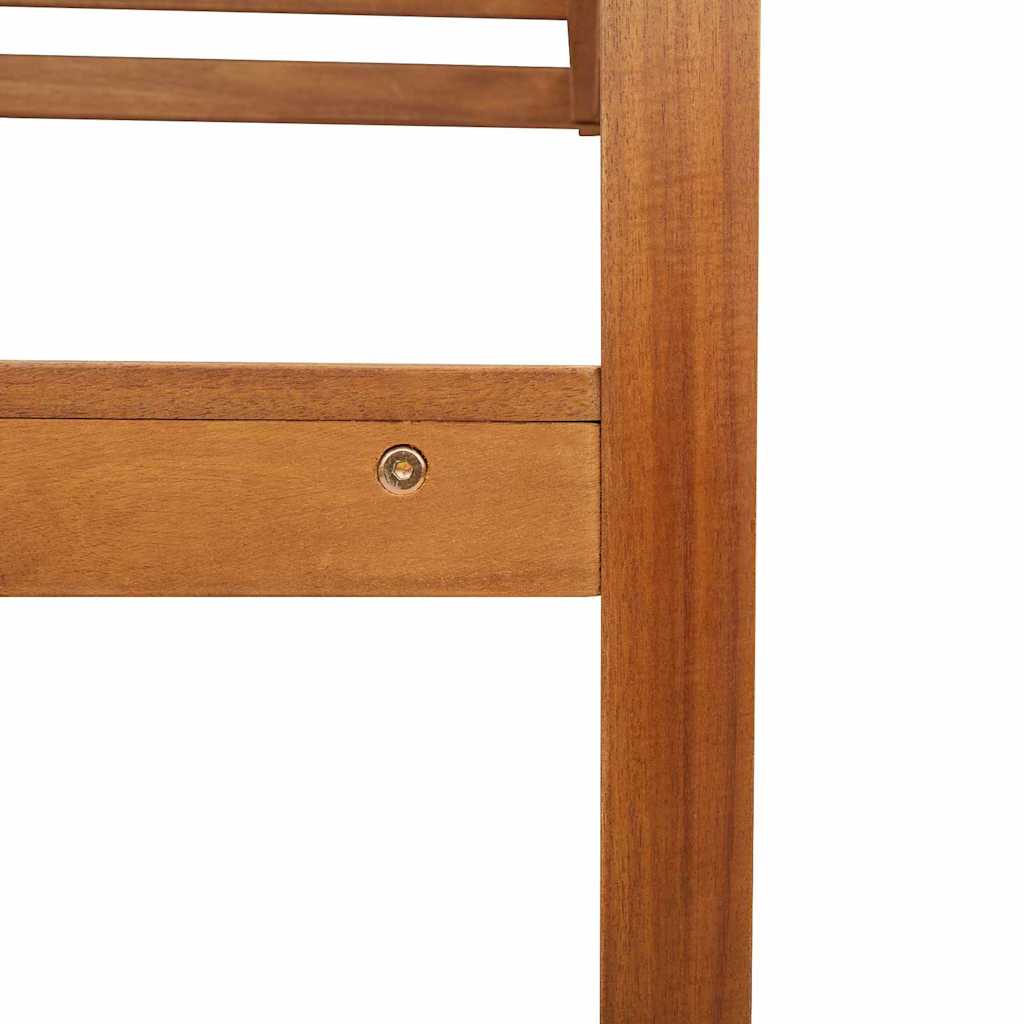 Tuinstoel 2 pcs Bruin 50 x 50 x 91cm Massief acaciahout is nu te koop bij PeponiXL, paradijselijk wonen!