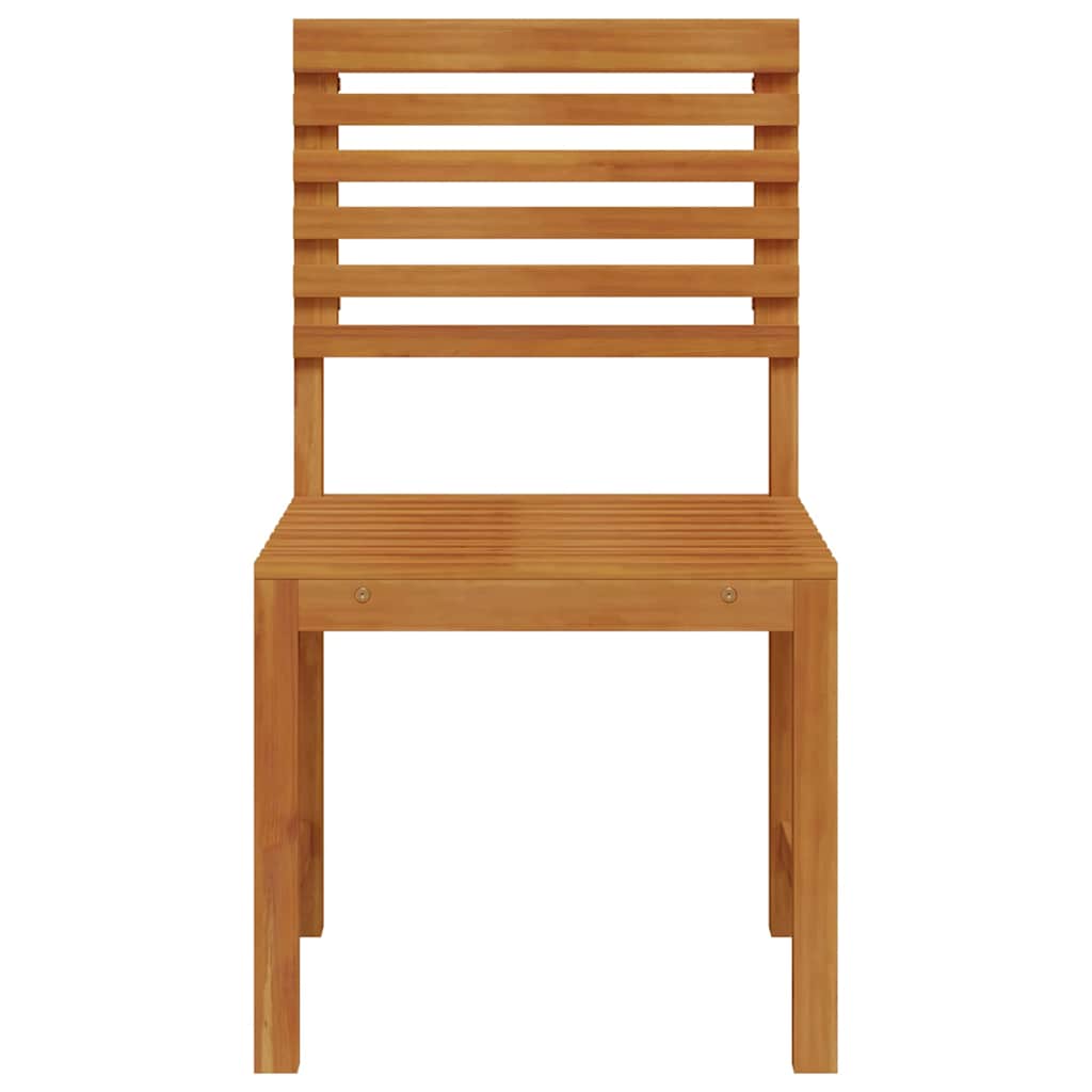 Tuinstoel 2 pcs Bruin 50 x 50 x 91cm Massief acaciahout is nu te koop bij PeponiXL, paradijselijk wonen!