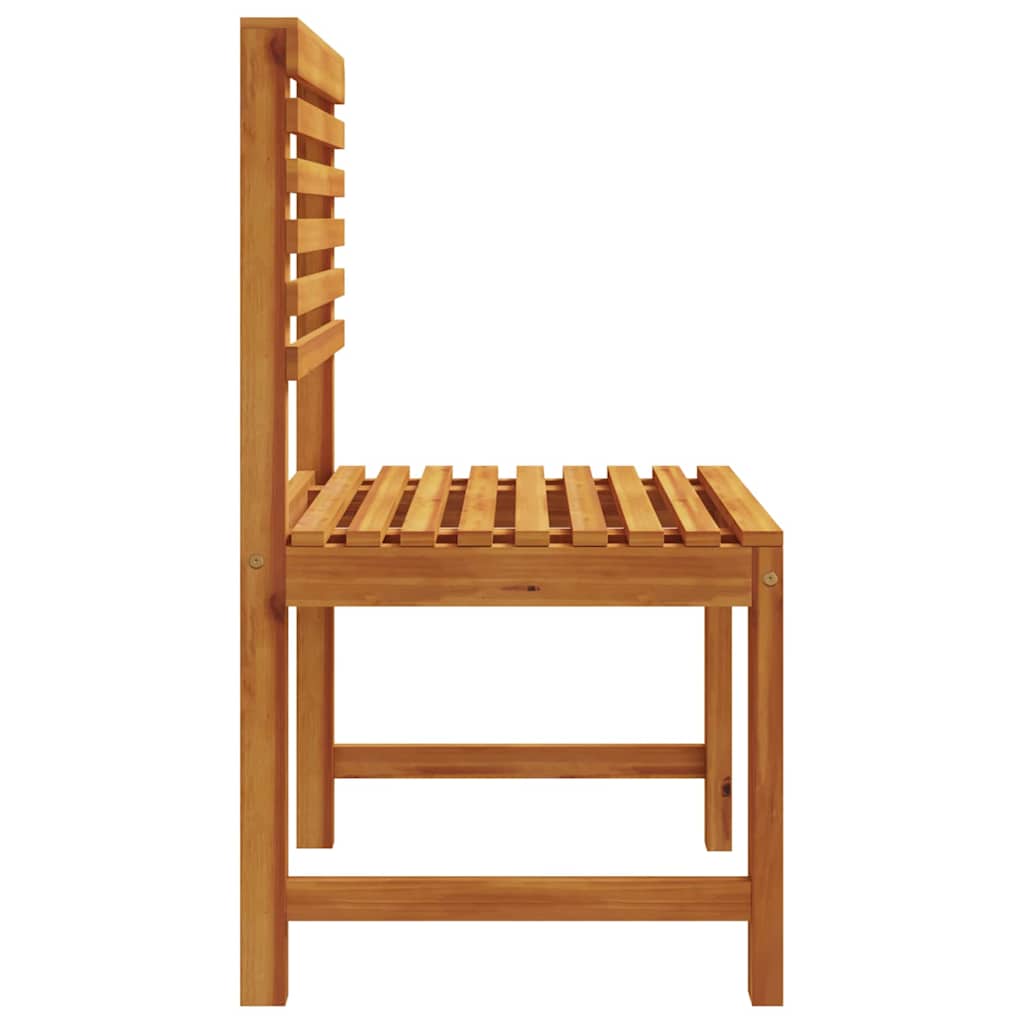 Tuinstoel 2 pcs Bruin 50 x 50 x 91cm Massief acaciahout is nu te koop bij PeponiXL, paradijselijk wonen!
