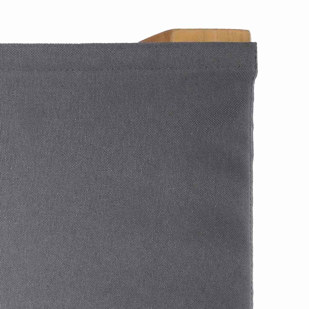 Vouwbare Regisseursstoel Grijs 56 x 54 x 87 cm Massief Teakhout is nu te koop bij PeponiXL, paradijselijk wonen!